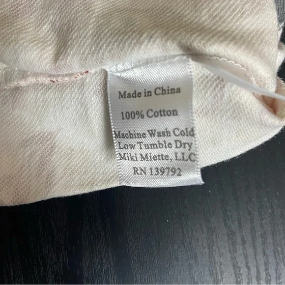 NWT Miki Miette Baby Girl Romper – 6M – Woodland Deer Print – Snaps -100% Cotton - Picture 6 of 6